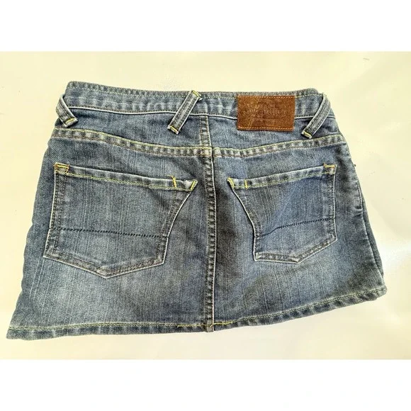 Von Dutch Vintage Mini Denim Skirt Y2K - Picture 3 of 4
